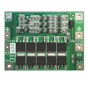 3S 60A 10.8V 12.6V BMS with balance