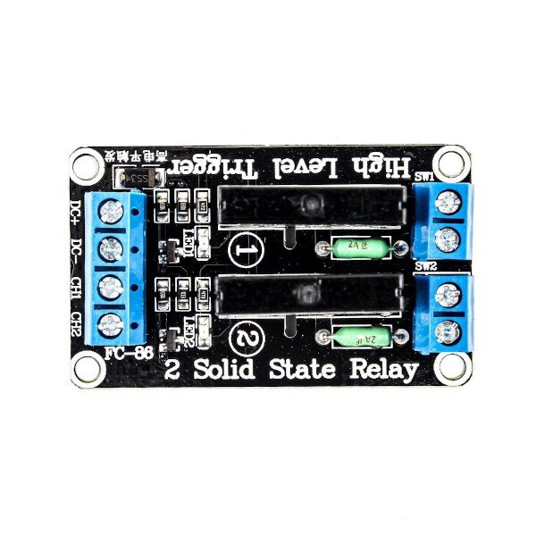 5V 2 Channel SSR Solid State Relay Module