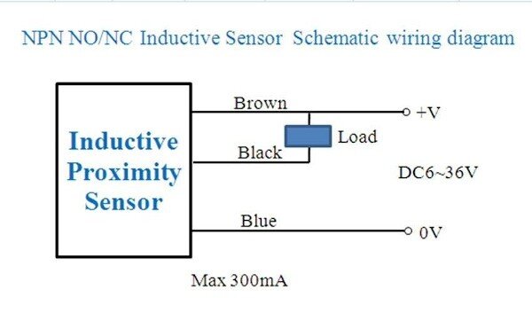 12A34Z-BX NPN Capacitive Proximity Sensor