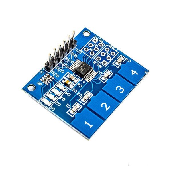 TTP224 4 Channels Capacitive Touch Sensor Module