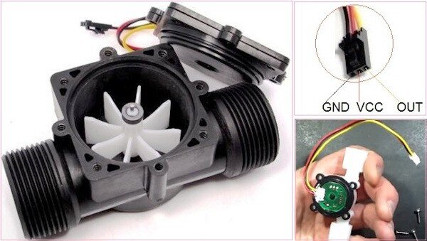 YF-S201 Hall Effect Water Flow Meter Sensor